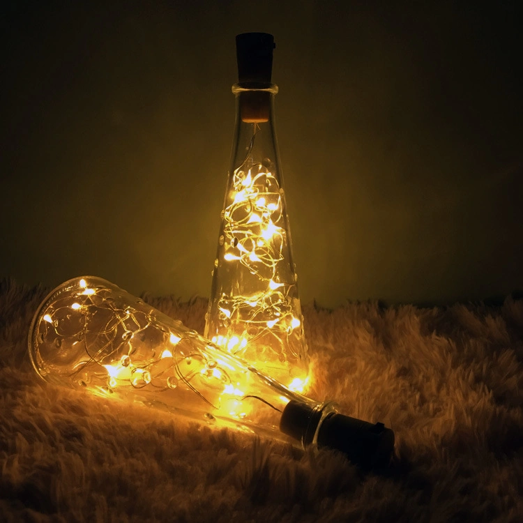 Cork Bottle Copper LED String Light for Decoration with Bottle Stopper