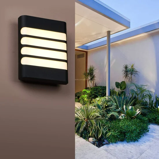 Moderna decoración impermeable para jardín, luz nocturna para el hogar, luz de pared