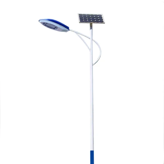 Poste de luz solar de cadena de 6 m, luz de calle solar impermeable para patio exterior LED dividida al aire libre