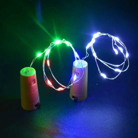 Ilumine el tapón de la botella LED Cork Light Parpadeando LED Bottle String Light