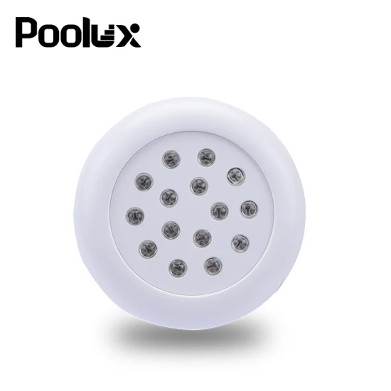 2022 Nueva PC Slim Light 13mm Resina Llena de alta potencia Montado en la pared LED Luces subacuáticas para piscinas