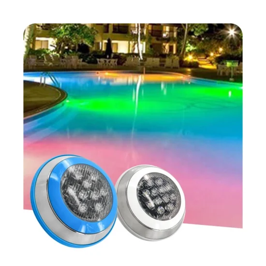 La piscina flotante IP68 25W RGB enciende la luz subacuática montada en superficie remota de la piscina LED